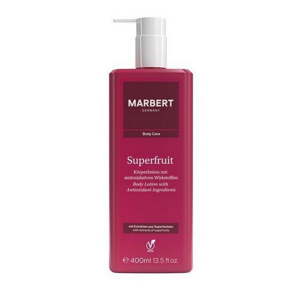 Marbert Bodylotion Superfruit Körperlotion mit antioxidativen Wirkstoffen 400 ml, antioxidative Wirkung von Marbert