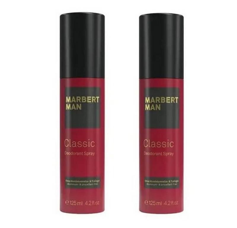 Marbert Deo-Spray Man Classic Natural 2 x 125ml neu Etikett zerkratzt von Marbert