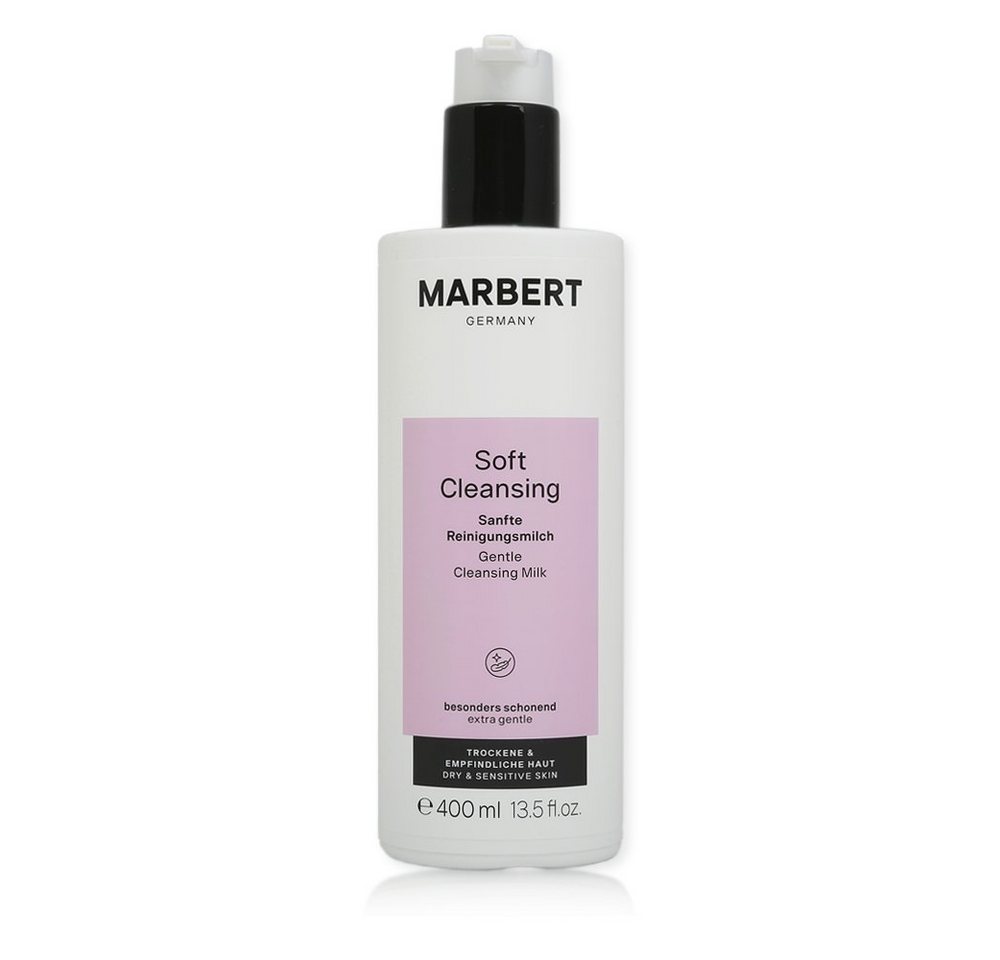 Marbert Gesichts-Reinigungsmilch Marbert Soft Cleansing Milk für trockene & empfindliche Haut 400 ml von Marbert
