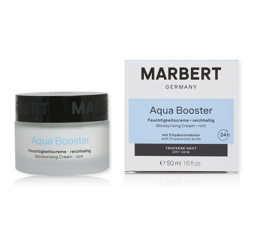 Marbert Gesichtspflege Marbert 24h AquaBooster reichhaltige Feuchtigkeitscreme 50 ml Packung von Marbert