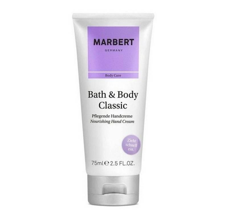 Marbert Handcreme Bath & Body Classic Pflegende Handcreme 75 ml von Marbert