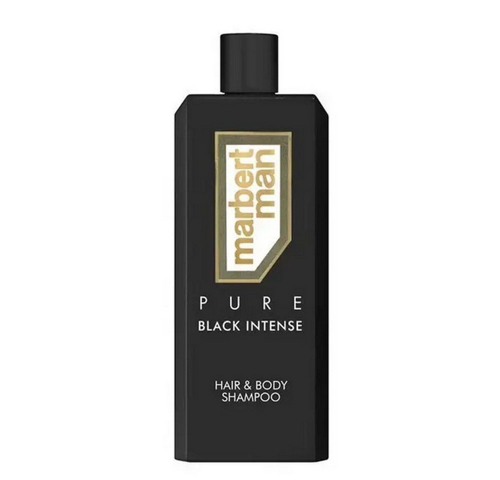 Marbert Kopfhaut-Pflegeshampoo Man Pure Black Intense Hair & Body Shampoo 400 ml von Marbert