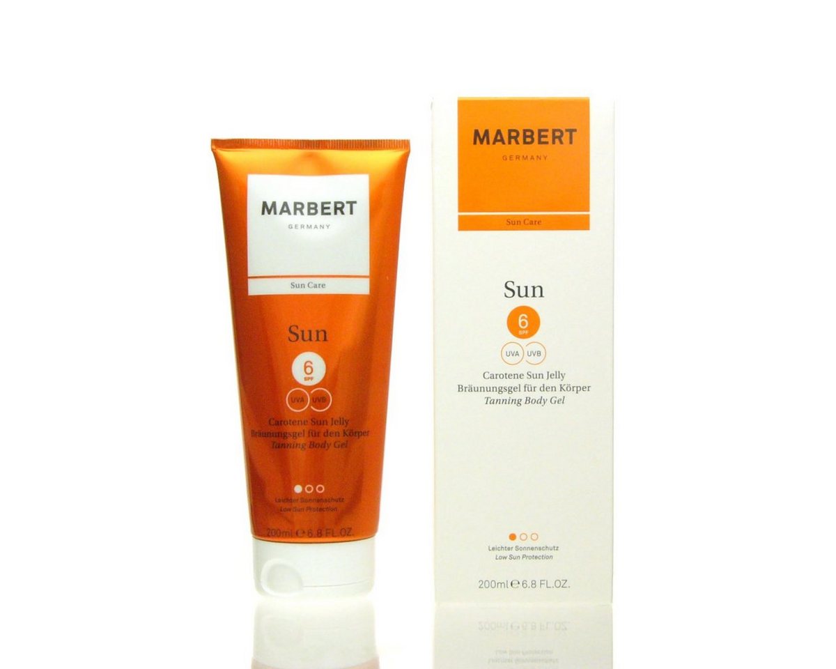 Marbert Make-up Marbert Sun Carotene Sun Jelly Body SPF 6 200 ml von Marbert