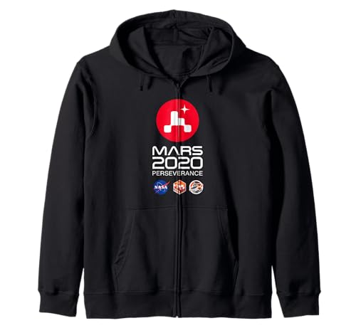 Ausdauer Mars Rover Mission 2020 | Patch Logo Kapuzenjacke von Marboys