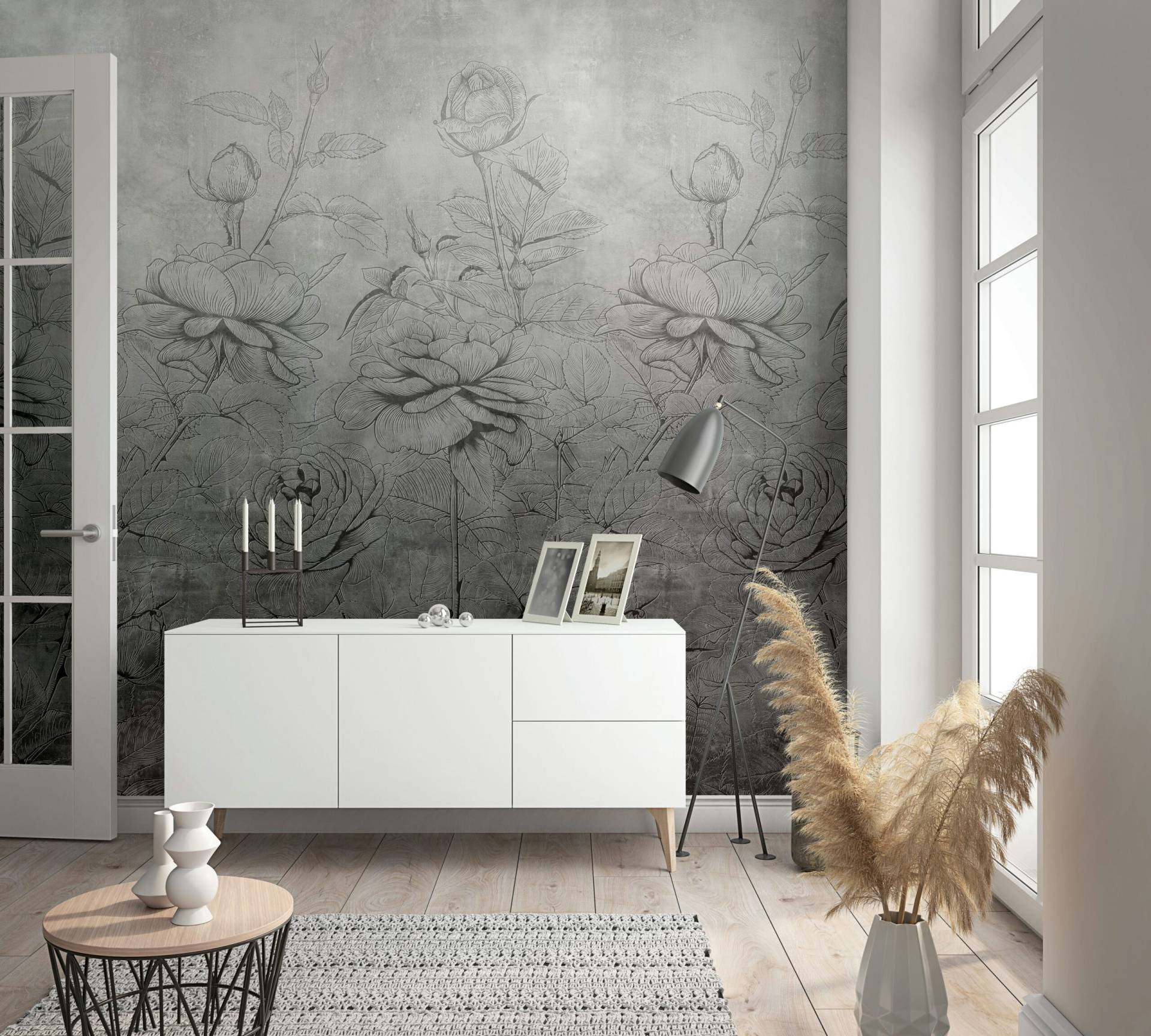 Marburg Fototapete "Erupting Flower" urban moderne Vliestapete für Wohnzimmer Schlafzimmer Küche Marburg Fototapete "Erupting Flower" urban moderne Vliestapete für Wohnzimmer Schlafzimmer Küche von Marburg