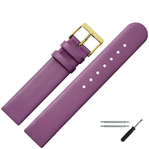 MARBURGER Uhrenarmband 16mm Leder Lila Gold - Montage Set 7611655000220 MARBURGER Uhrenarmband 16mm Leder Lila Gold - Montage Set 7611655000220 von MARBURGER