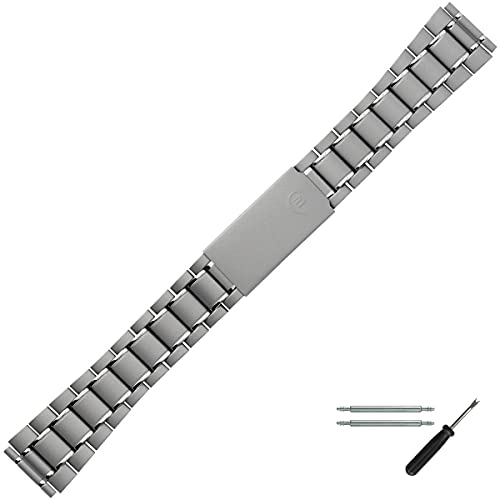 MARBURGER Uhrenarmband 18mm Edelstahl Grau - Werkzeug Montage Set 86202110020 von MARBURGER