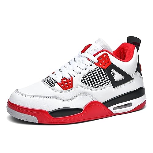 Marbury Herren Damen Air 4 Retro Sneaker Schuhe Skateboardschuhe Laufschuhe Turnschuhe mit Luftpolster Walkingschuhe Basketballschuhe Sportschuhe von Marbury