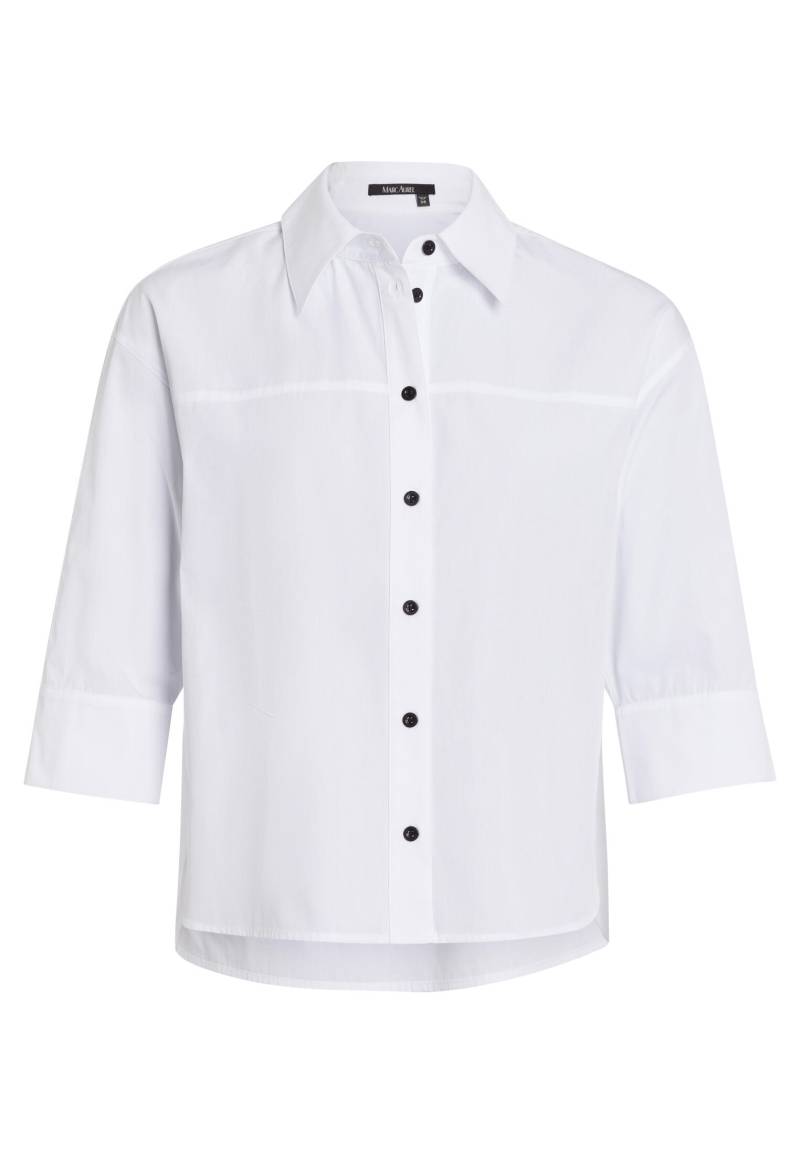 Marc Aurel - Baumwollhemd mit 3/4 Ärmel white - Gr. - 36 von Marc Aurel