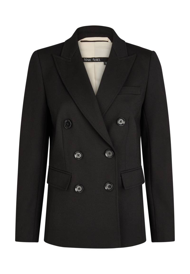 Marc Aurel - Blazer aus Komfortjersey black - Gr. - 42 von Marc Aurel