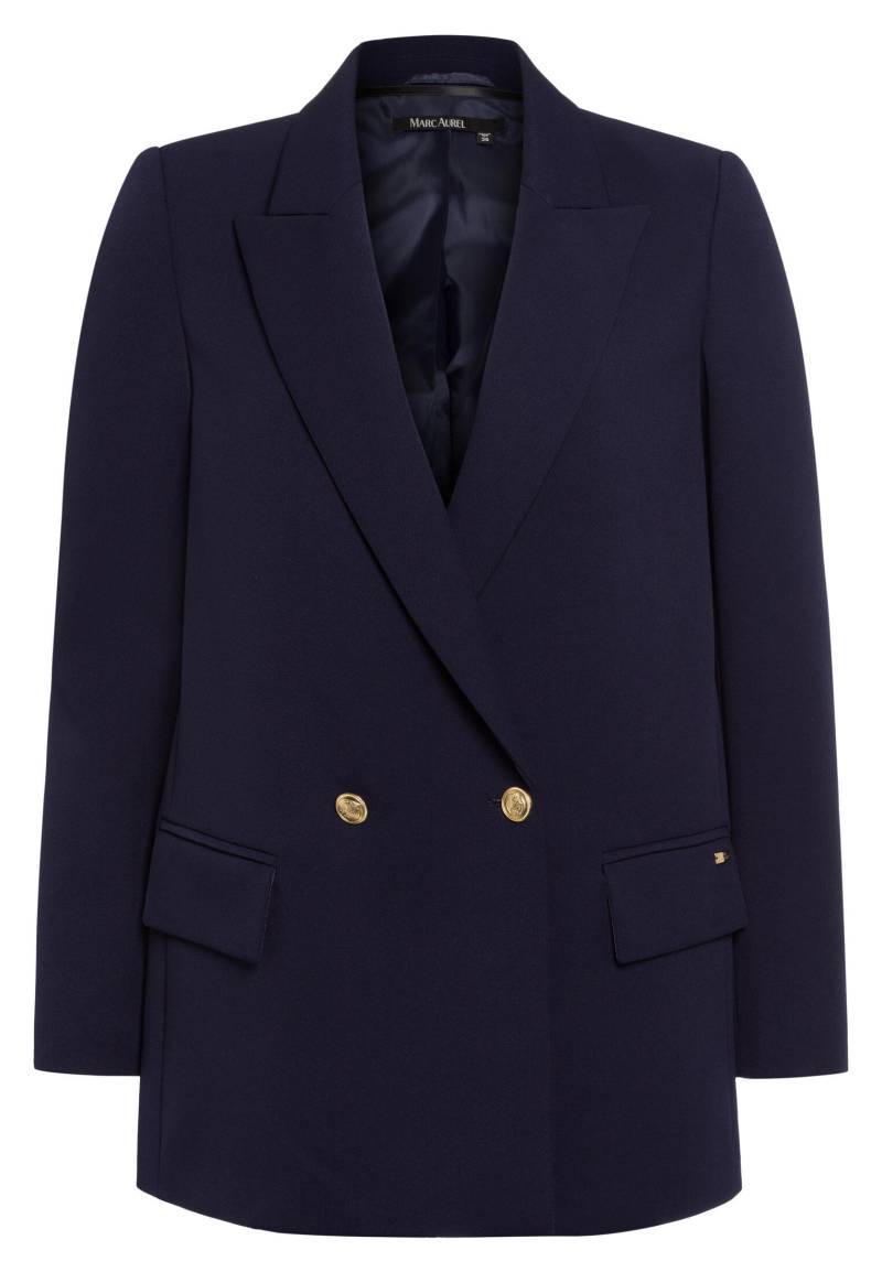 Marc Aurel - Blazer aus elatischem Twill navy - Gr. - 36 von Marc Aurel