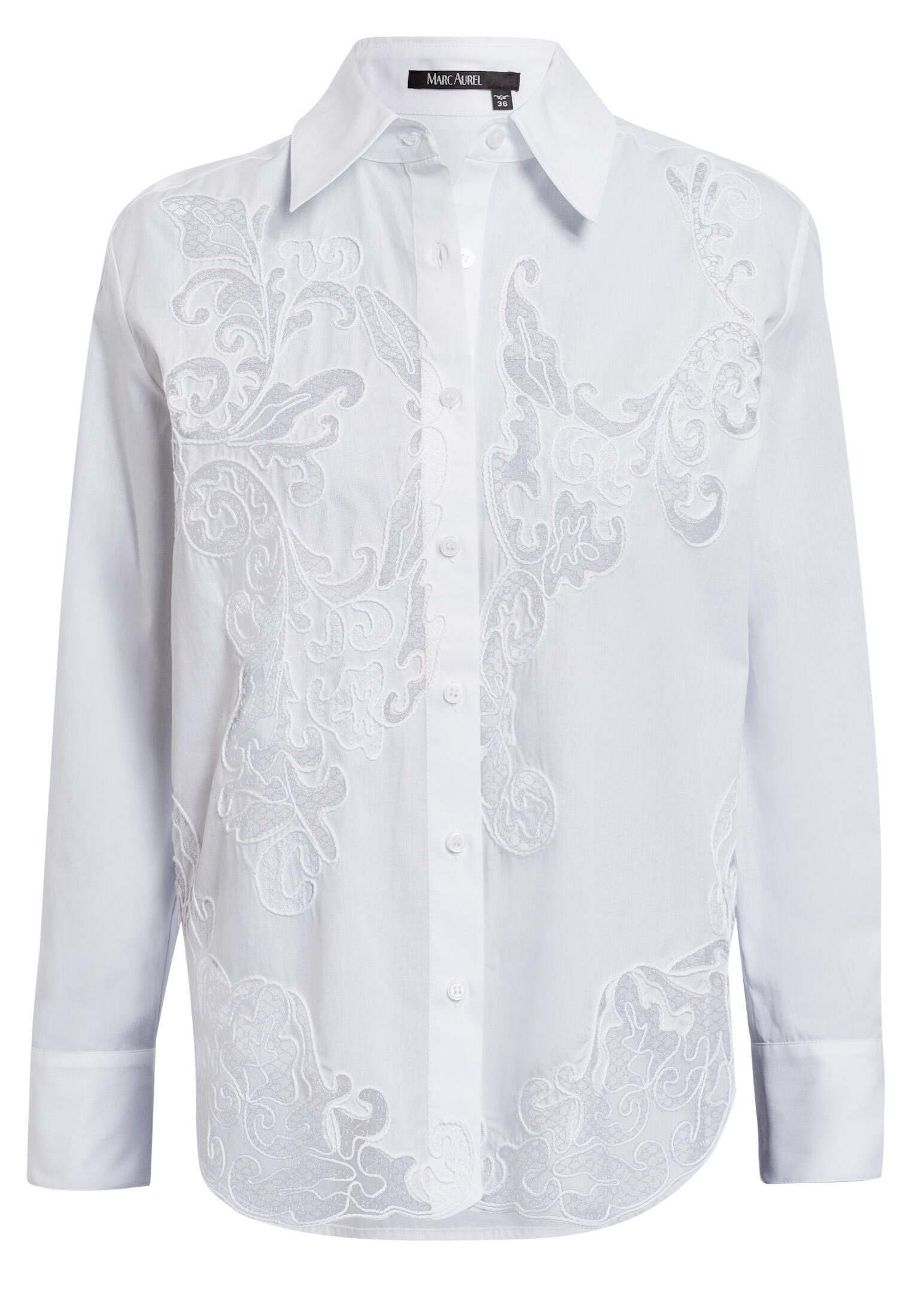 Marc Aurel - Bluse mit aufwändiger Stickerei white - Gr. - 36 von Marc Aurel