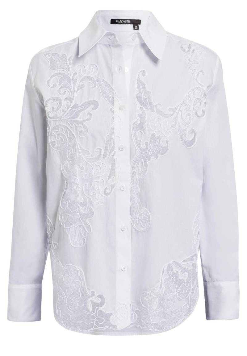 Marc Aurel - Bluse mit aufwändiger Stickerei white - Gr. - 36 von Marc Aurel