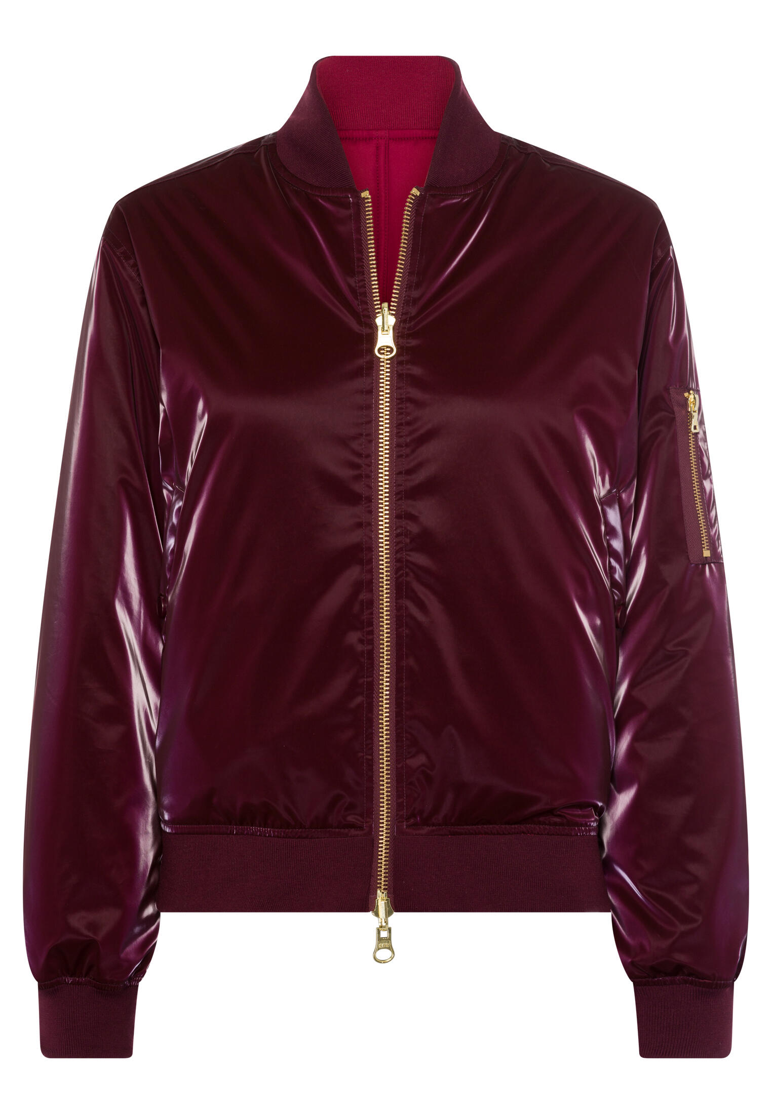 Marc Aurel - Bomberjacke aus schimmernder Optik light bordeaux - Gr. - 40 von Marc Aurel