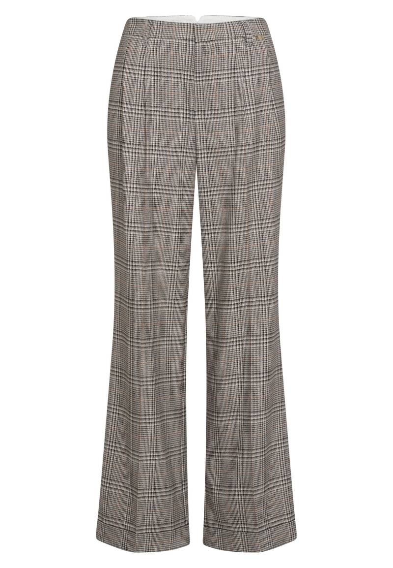 Marc Aurel - Bundfaltenhose mit Karomuster black varied - Gr. - 42 von Marc Aurel