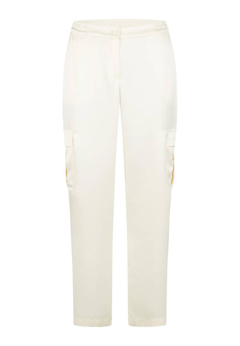 Marc Aurel - Cargohose aus Stretch-Satin milk - Gr. - 38 von Marc Aurel