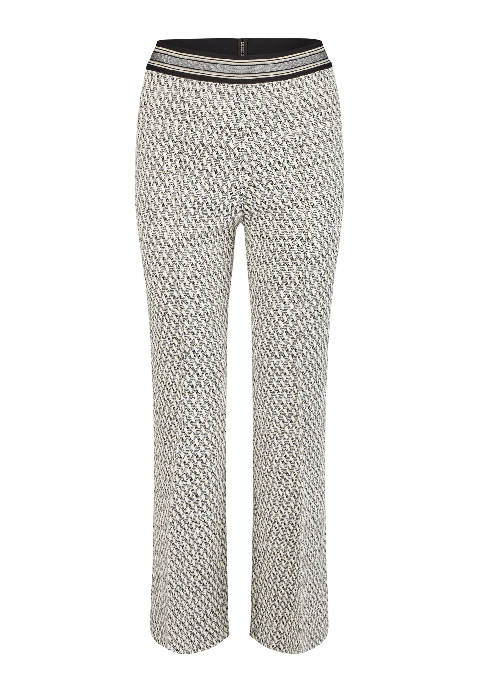 Marc Aurel - Easy Kick Hose aus Lurex-Jacquard off white varied - Gr. - 38 von Marc Aurel