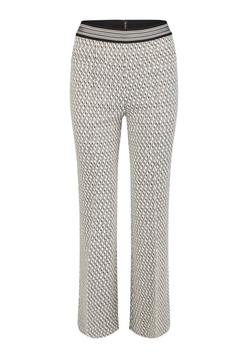 Marc Aurel - Easy Kick Hose aus Lurex-Jacquard off white varied - Gr. - 38 von Marc Aurel