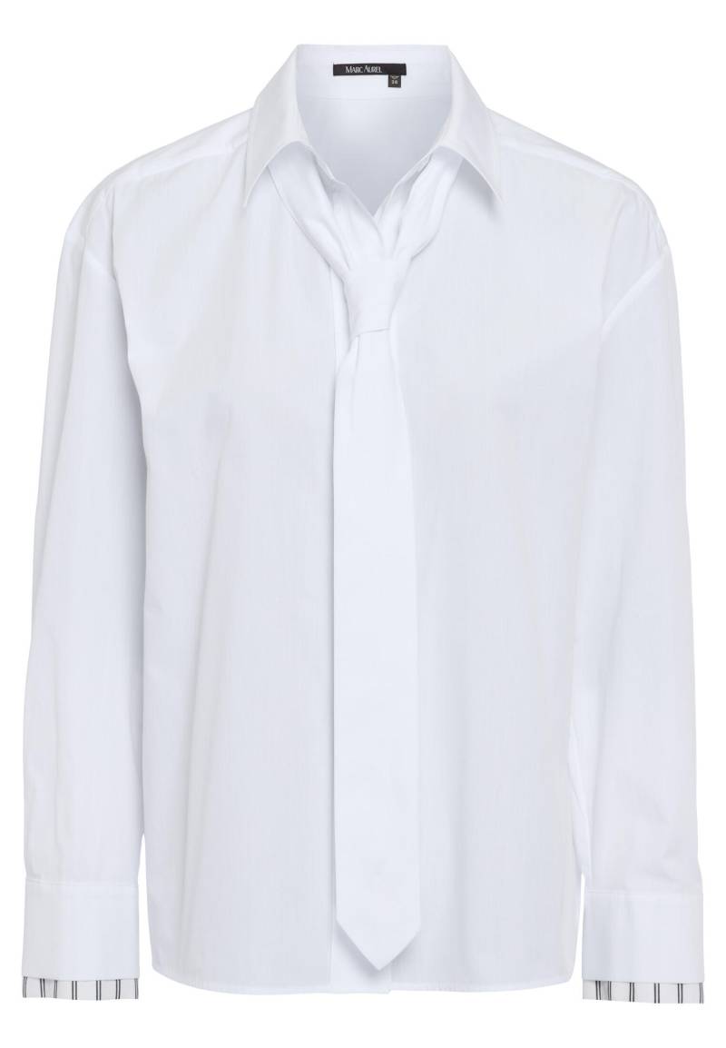 Marc Aurel - Hemd mit Krawatte white varied - Gr. - 36 von Marc Aurel