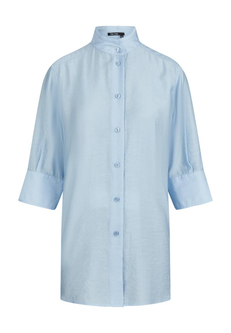 Marc Aurel - Hemdbluse aus seidigem Modal sky - Gr. - 36 von Marc Aurel