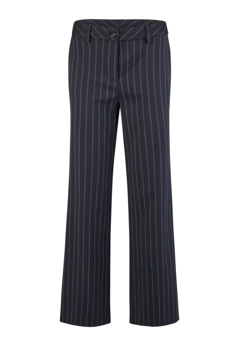 Marc Aurel - Hose aus Viskosemischung night blue varied - Gr. - 34 von Marc Aurel