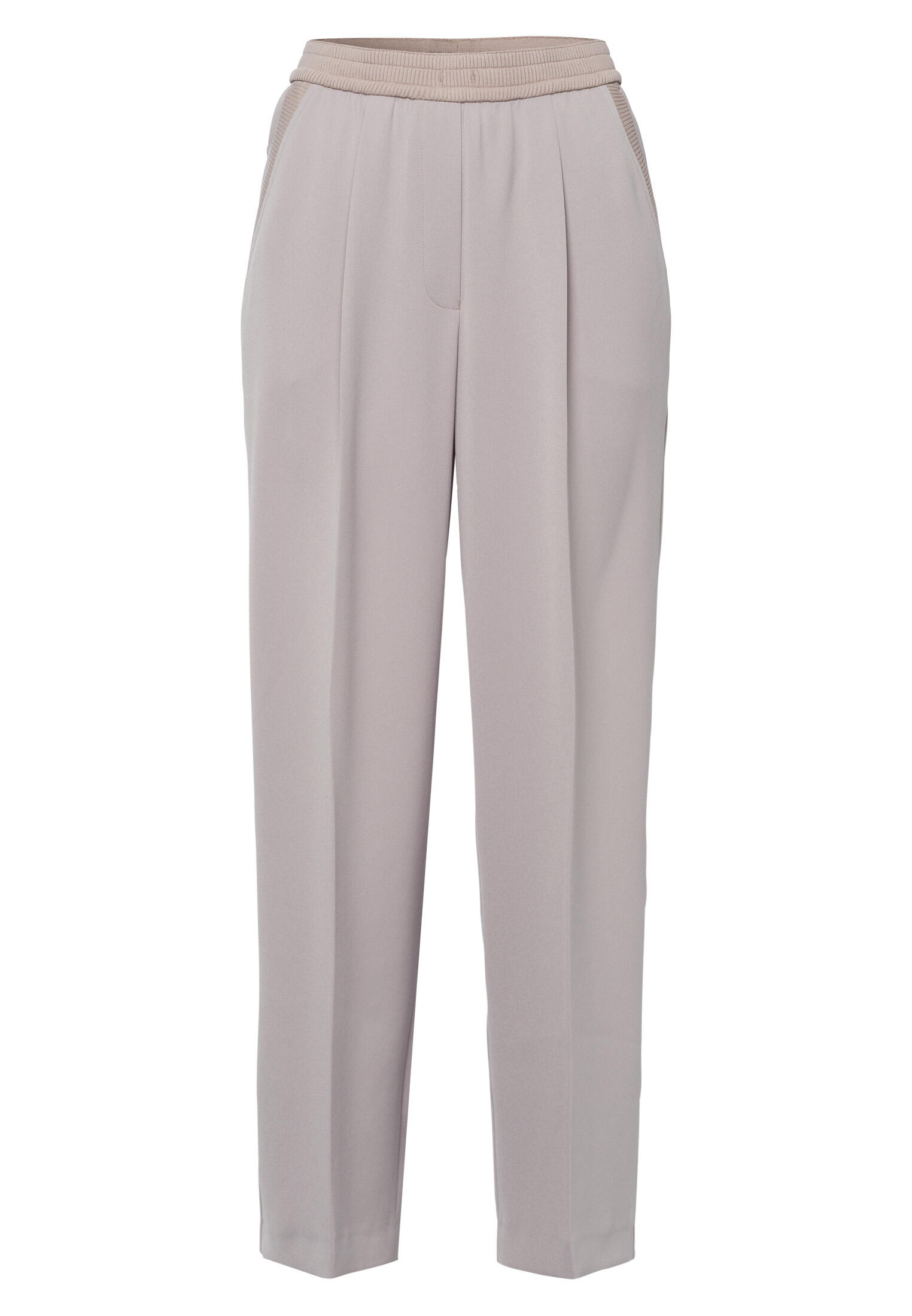 Marc Aurel - Hose aus knitterfreiem Material taupe - Gr. - 38 von Marc Aurel