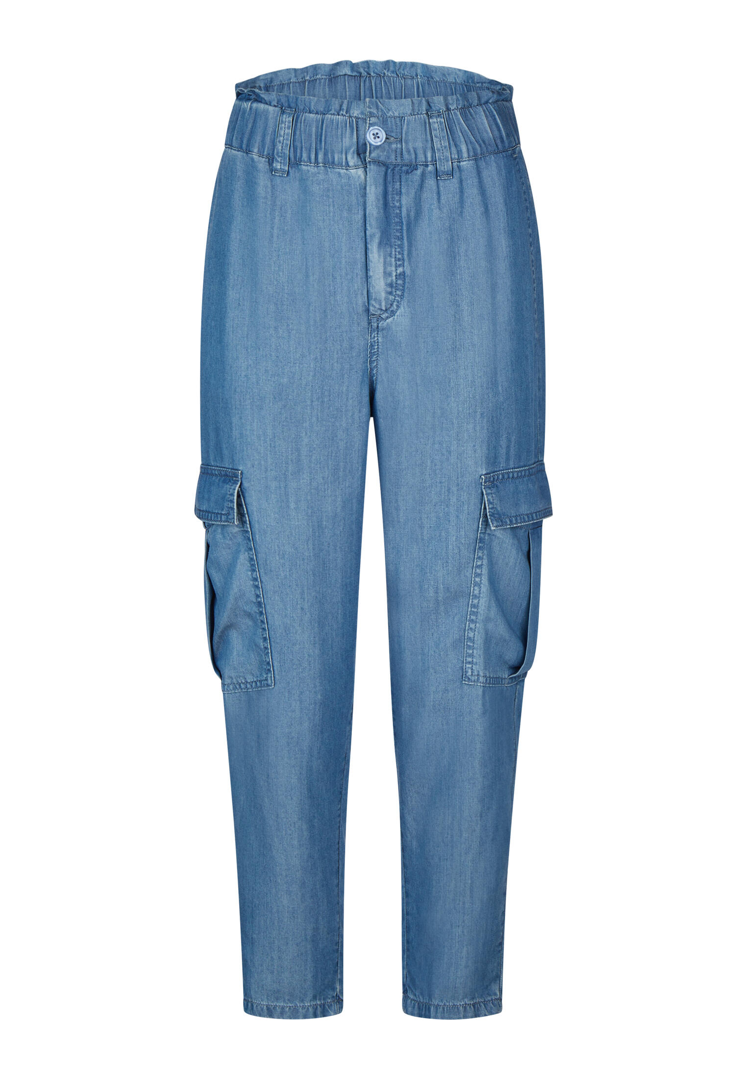 Marc Aurel - Hose aus leichtem Indigo-Lyocell - Gr. - 42 von Marc Aurel