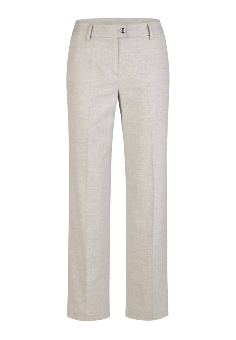 Marc Aurel - Hose aus nachhaltiger Viskosemischung silver grey melange - Gr. - 46 von Marc Aurel