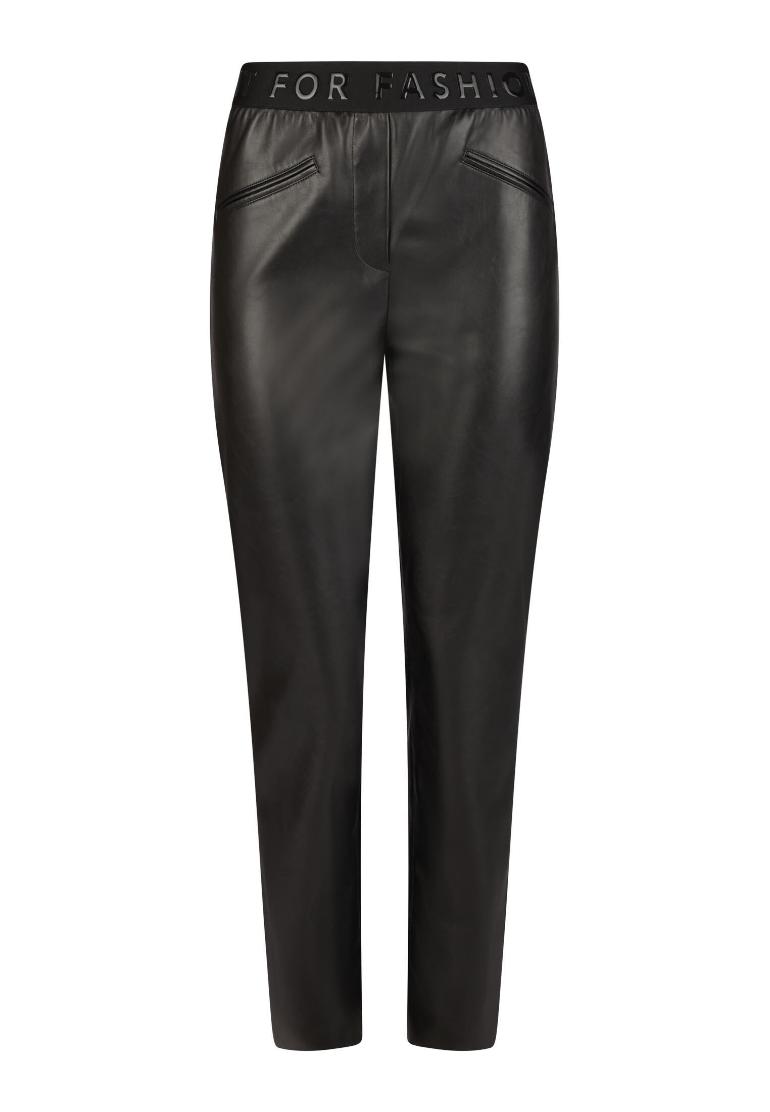 Marc Aurel - Hose in Leder-Optik black - Gr. - 46 von Marc Aurel