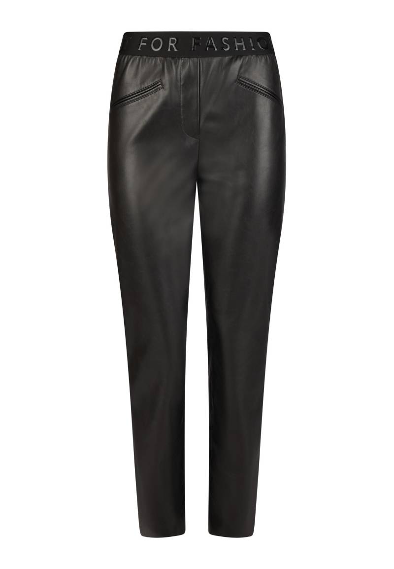 Marc Aurel - Hose in Leder-Optik black - Gr. - 46 von Marc Aurel