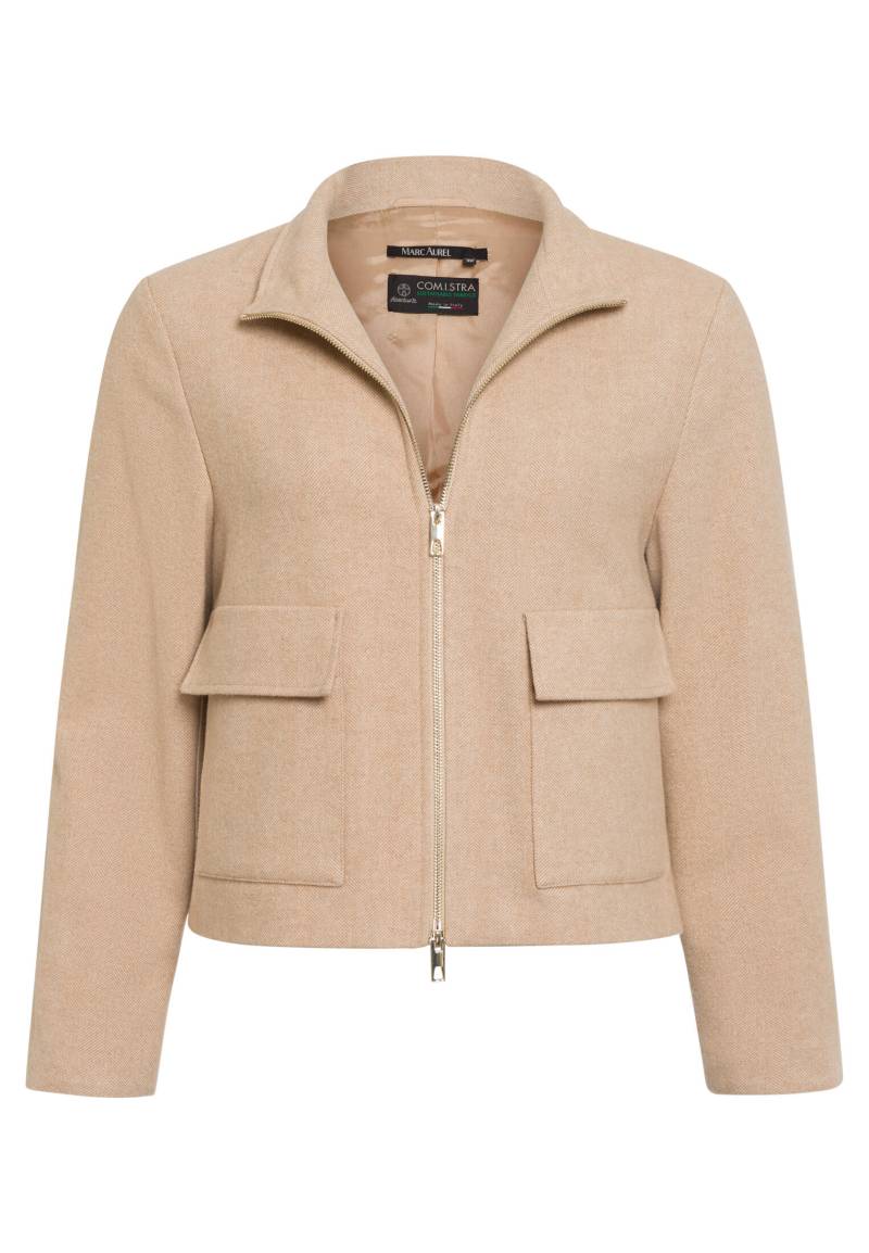 Marc Aurel - Jacke aus italienischer Wollmischung beige varied - Gr. - 44 von Marc Aurel