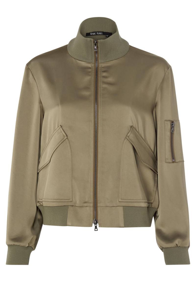 Marc Aurel - Jacke mit Strickbündchen khaki - Gr. - 44 von Marc Aurel