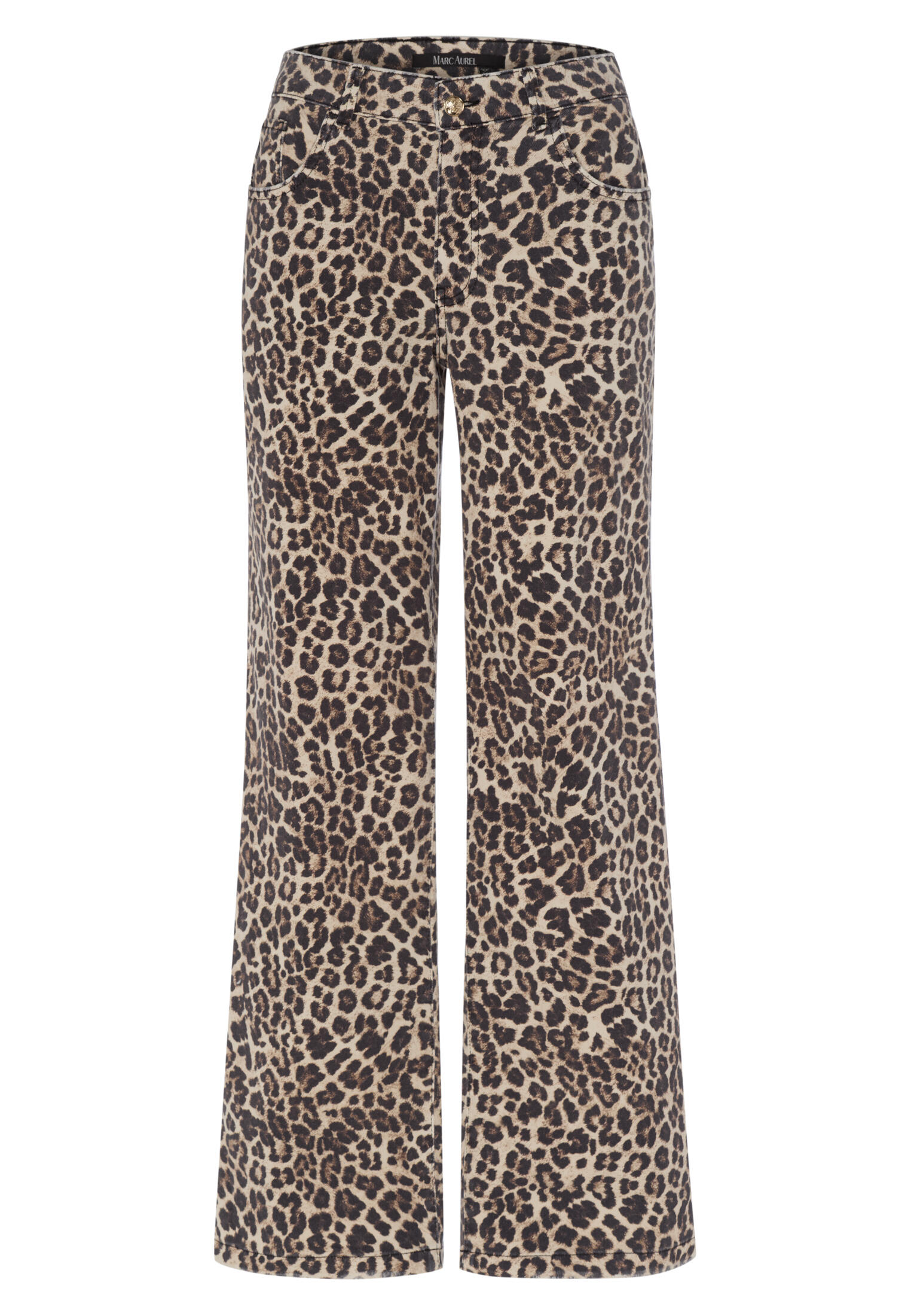 Marc Aurel - Jeans mit Leoprint - Gr. - 34 von Marc Aurel