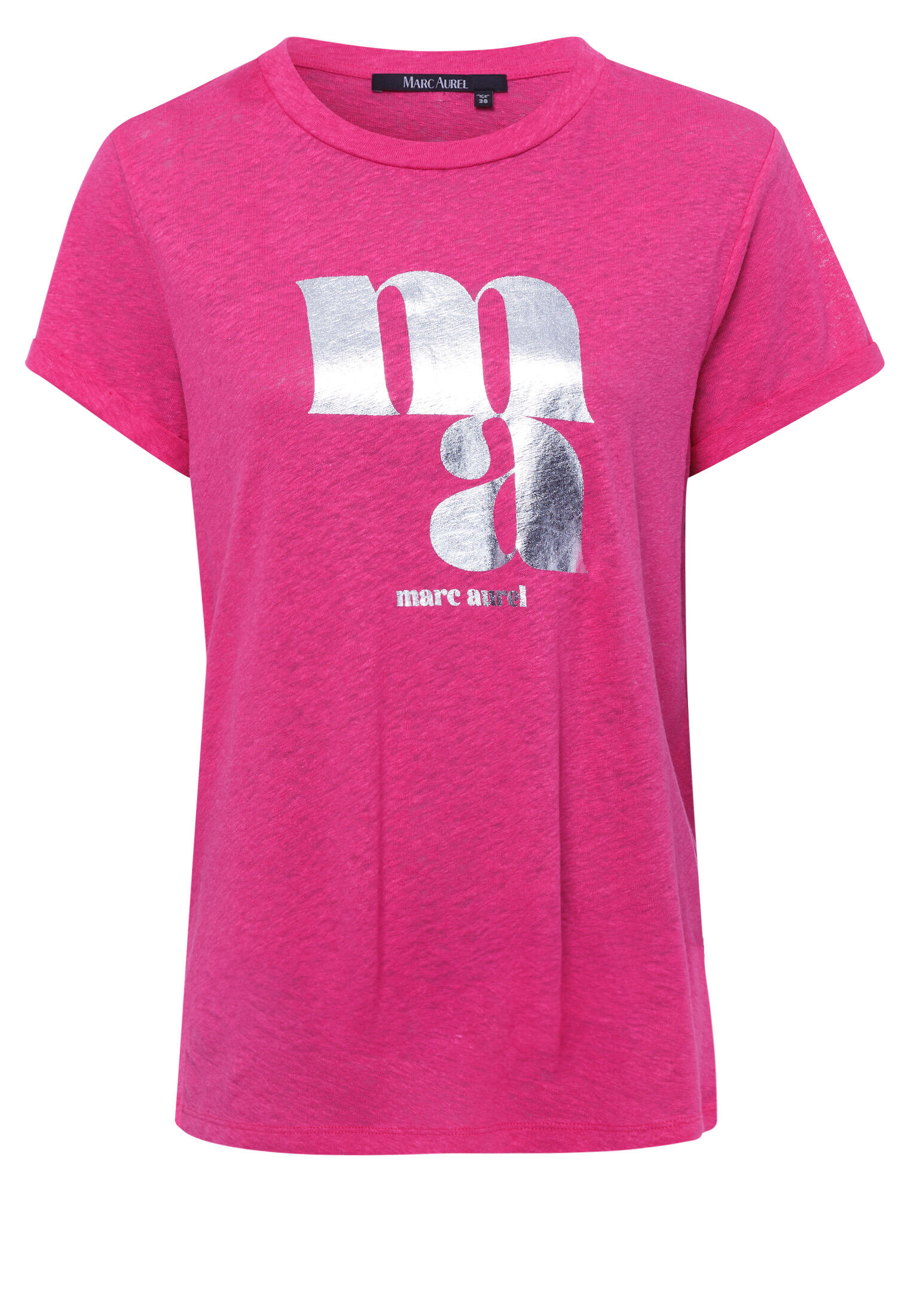 Marc Aurel - Leinenshirt pink varied - Gr. - 38 von Marc Aurel