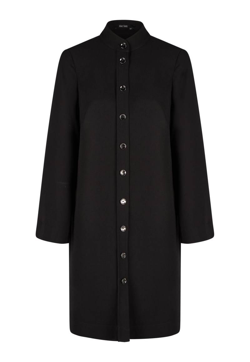 Marc Aurel - Mantel mit Metallic-Knöpfen und Brosche black - Gr. - 38 von Marc Aurel