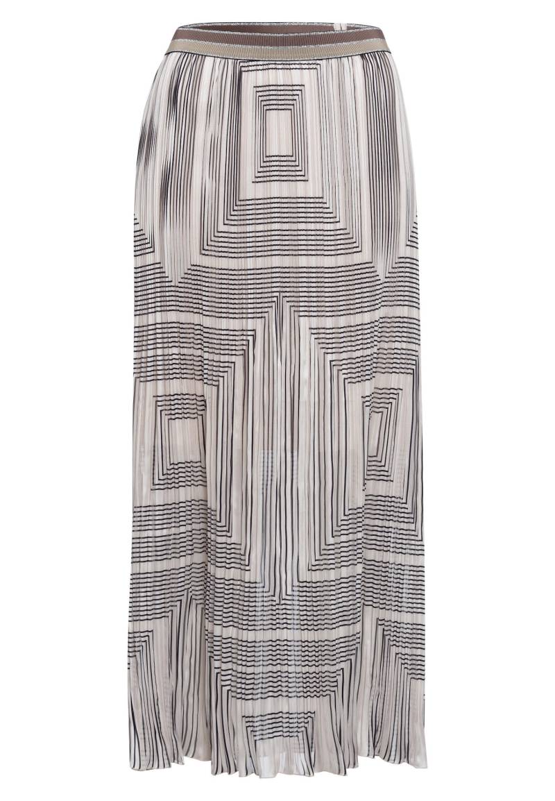 Marc Aurel - Maxirock aus Grafik-Druck light taupe varied - Gr. - 38 von Marc Aurel