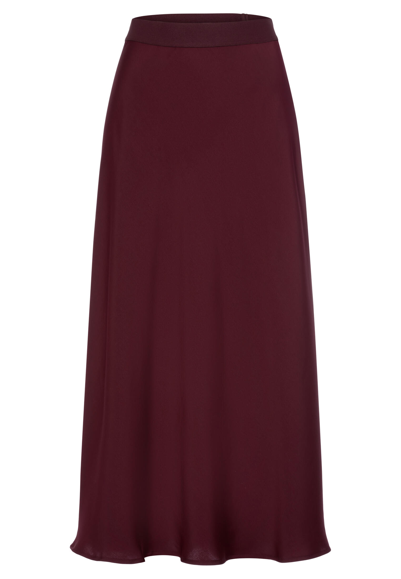 Marc Aurel - Maxirock aus edlem Satin light bordeaux - Gr. - 40 von Marc Aurel