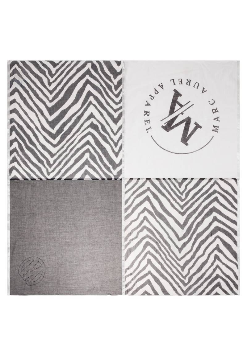 Marc Aurel - Patchworkschal aus Swisscotton creme varied - Gr. - OS von Marc Aurel