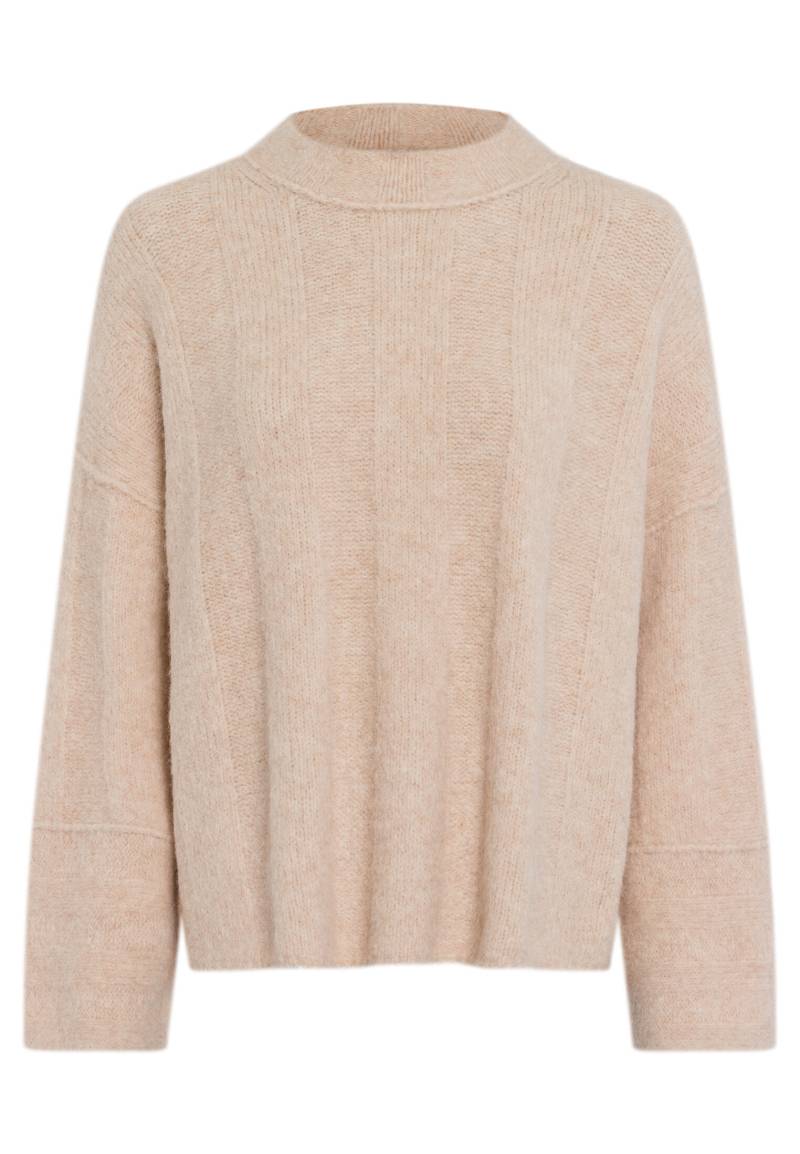 Marc Aurel - Pullover aus flauschiger Rippe beige varied - Gr. - 38 von Marc Aurel