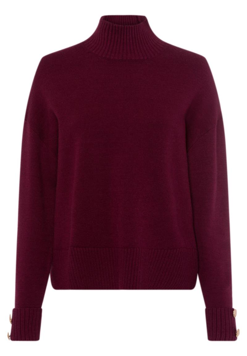 Marc Aurel - Pullover mit Knöpfen light bordeaux - Gr. - 42 von Marc Aurel