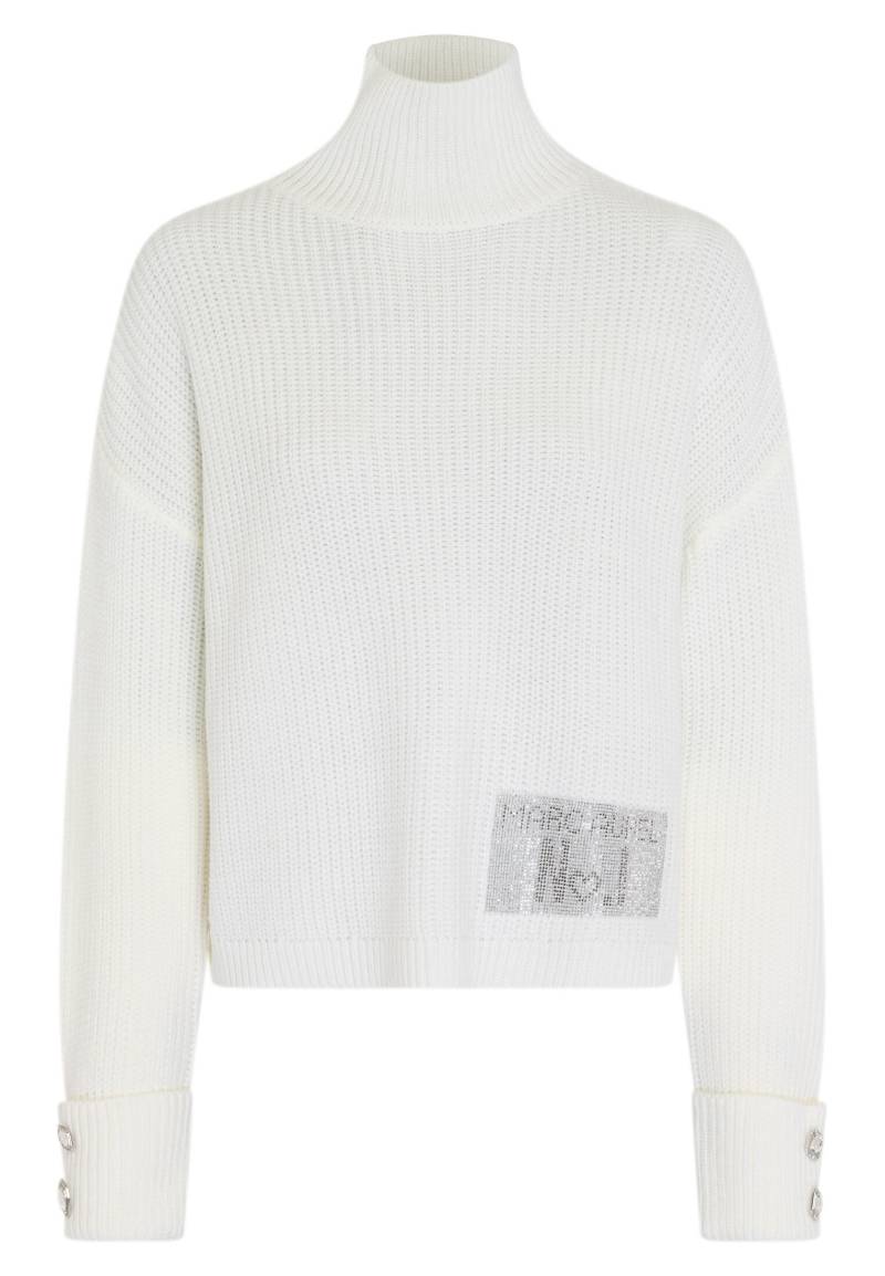 Marc Aurel - Pullover mit Strass Applikation offwhite - Gr. - 34 von Marc Aurel
