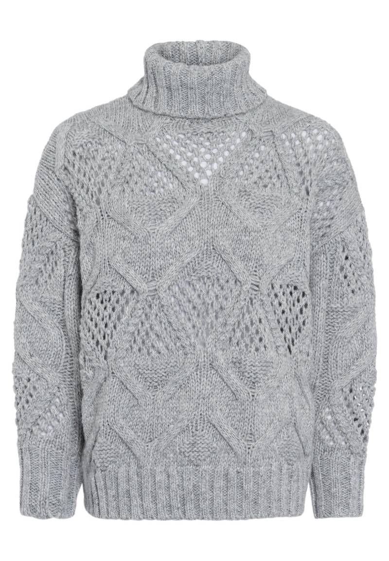 Marc Aurel - Pullover mit grobem Zopfmuster grey melange - Gr. - 38 von Marc Aurel