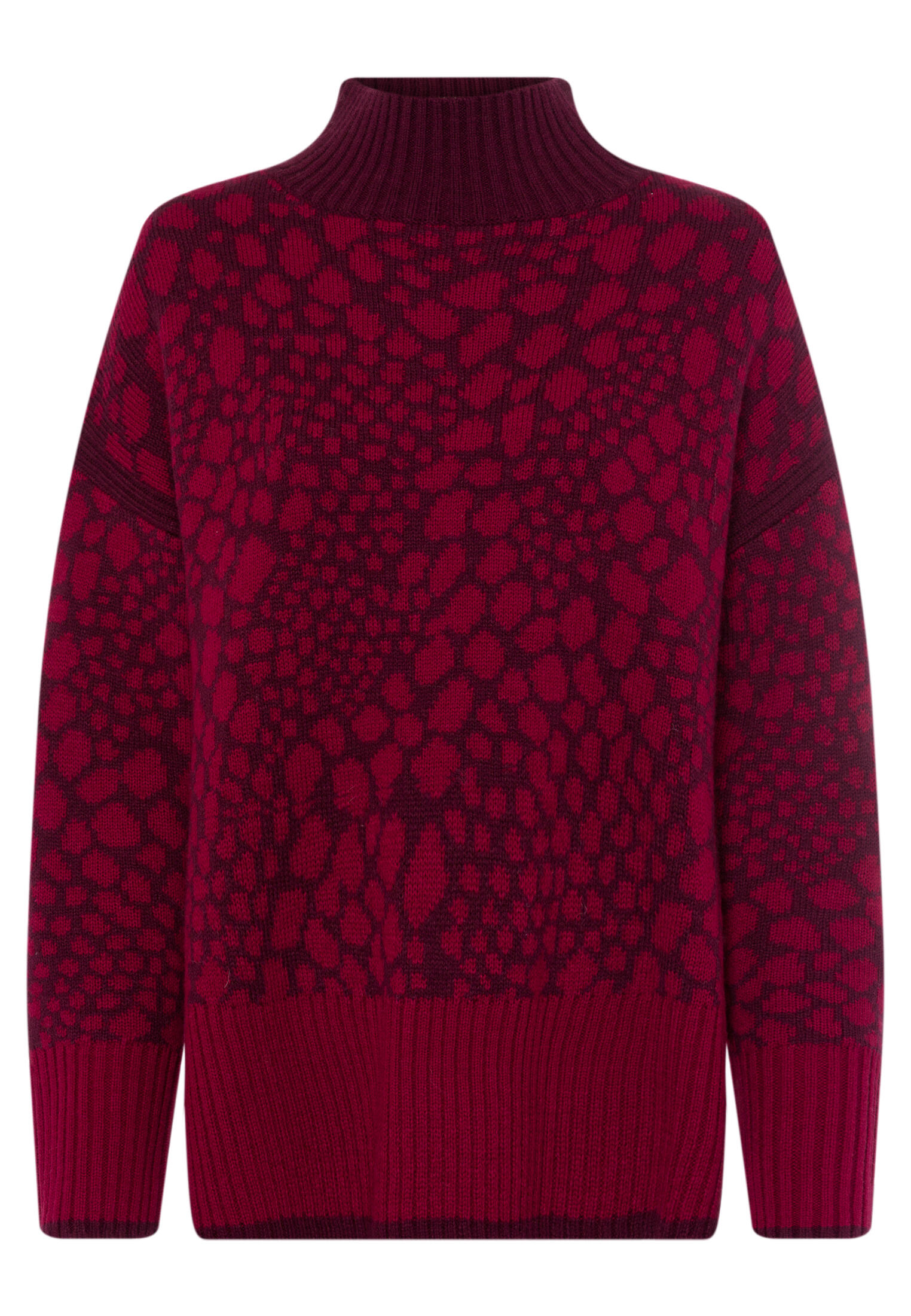 Marc Aurel - Pullover mit zweifarbigem Jacquard red varied - Gr. - 34 von Marc Aurel