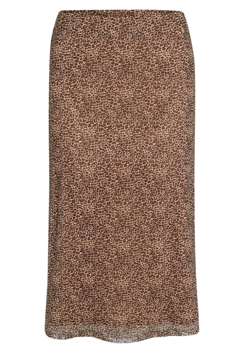 Marc Aurel - Rock mit Minimal Leo-Print beige - Gr. - 38 von Marc Aurel