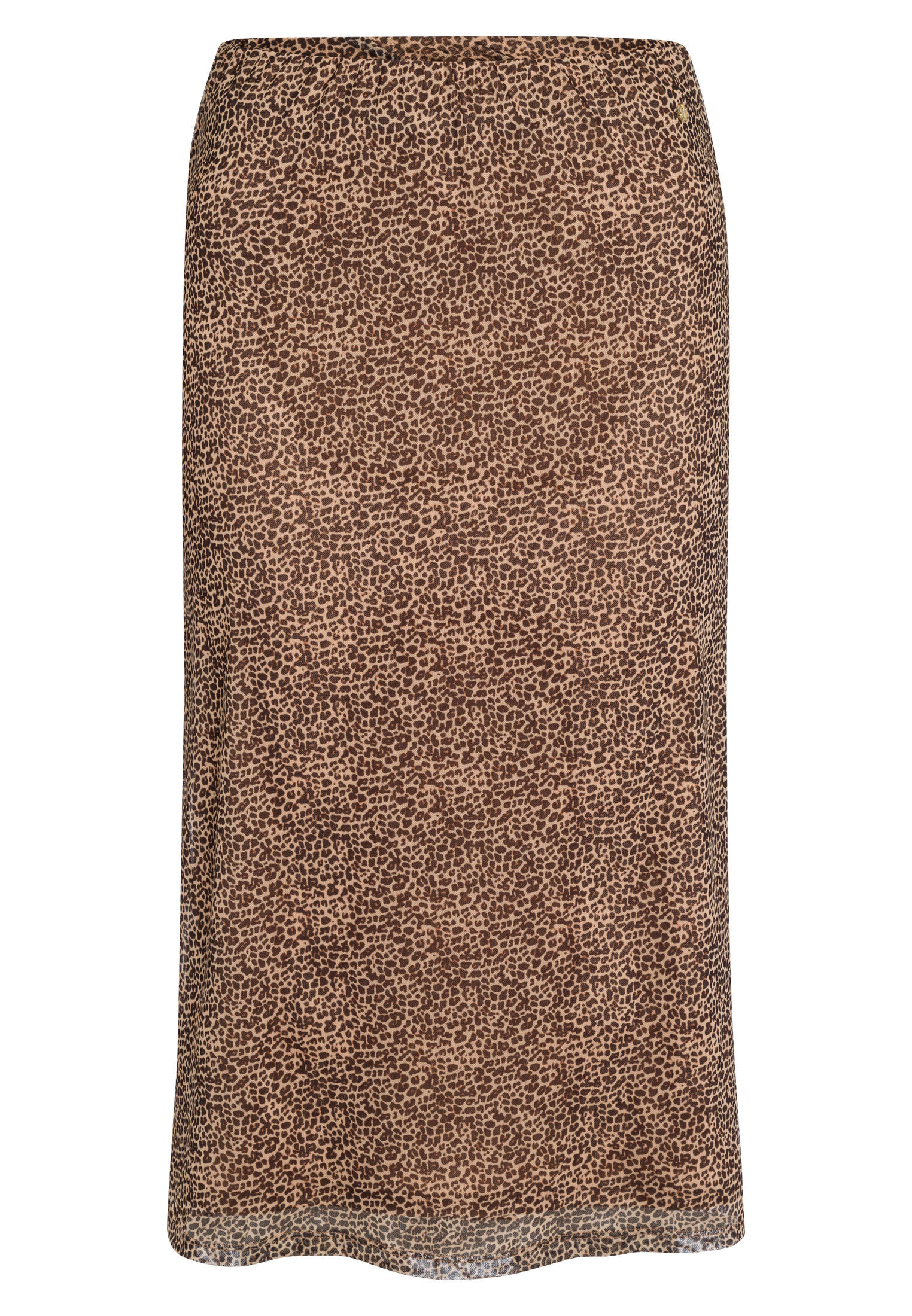 Marc Aurel - Rock mit Minimal Leo-Print beige - Gr. - 42 von Marc Aurel