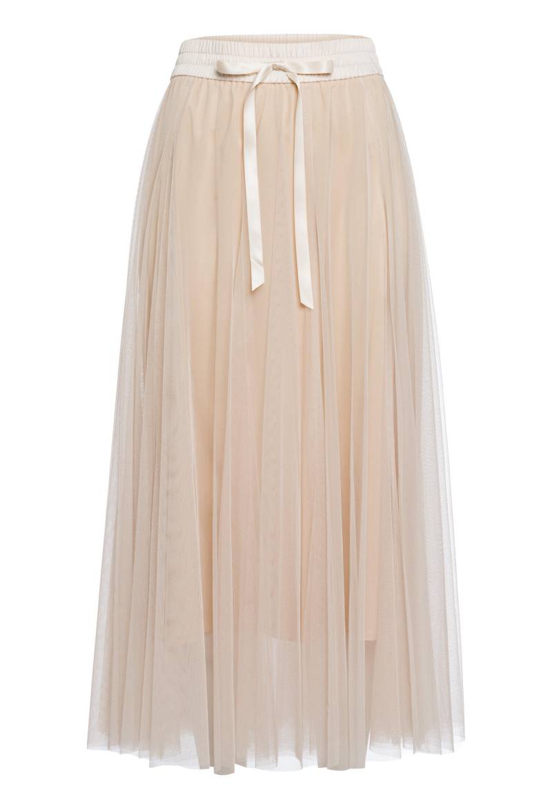 Marc Aurel - Rock mit Satin-Bündchen light sand - Gr. - 36 von Marc Aurel