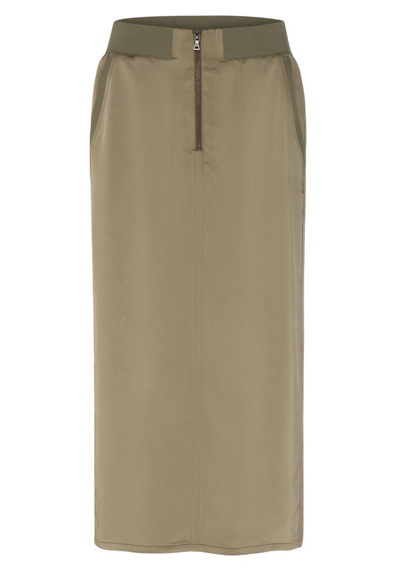 Marc Aurel - Rock mit Strickbündchen khaki - Gr. - 40 von Marc Aurel