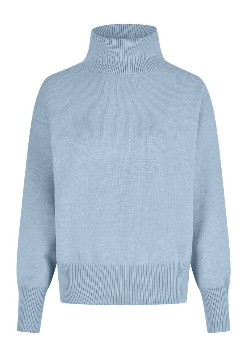 Marc Aurel - Rollkragenpullover mit überschnittenen Schultern powder blue - Gr. - 38 von Marc Aurel