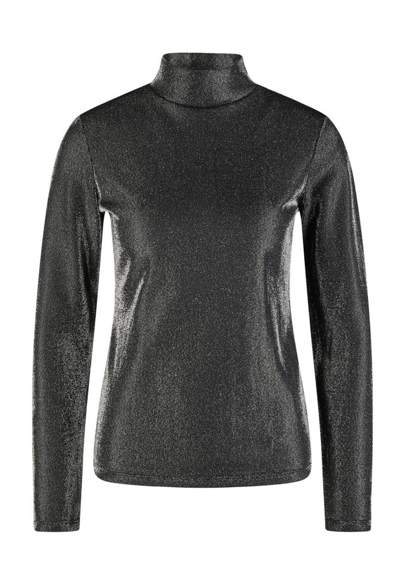 Marc Aurel - Shirt aus Lurex-Jersey gun metal varied - Gr. - 46 von Marc Aurel