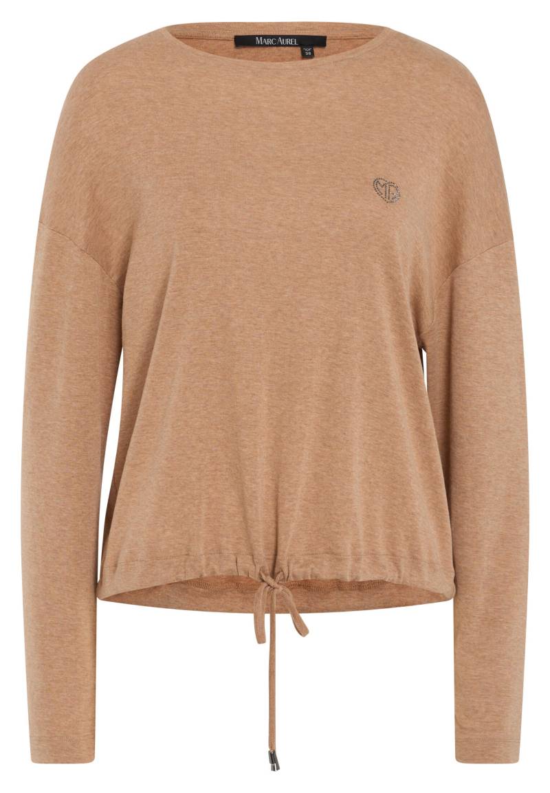 Marc Aurel - Shirt mit Kordel zum binden toffy melange - Gr. - 40 von Marc Aurel